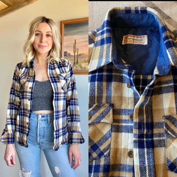 Vintage Tops - Vintage 1970s McGregor Flannel